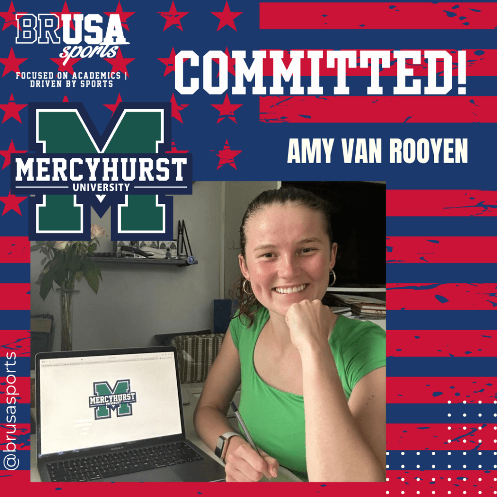 Amy van Rooyen field hockey scholarship athlete at Mercyhurst University