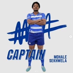 Mohale Sekhwela College Rugby Saints Captain