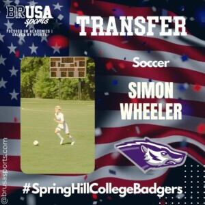 Simon Wheeler Spring Hill College soccer